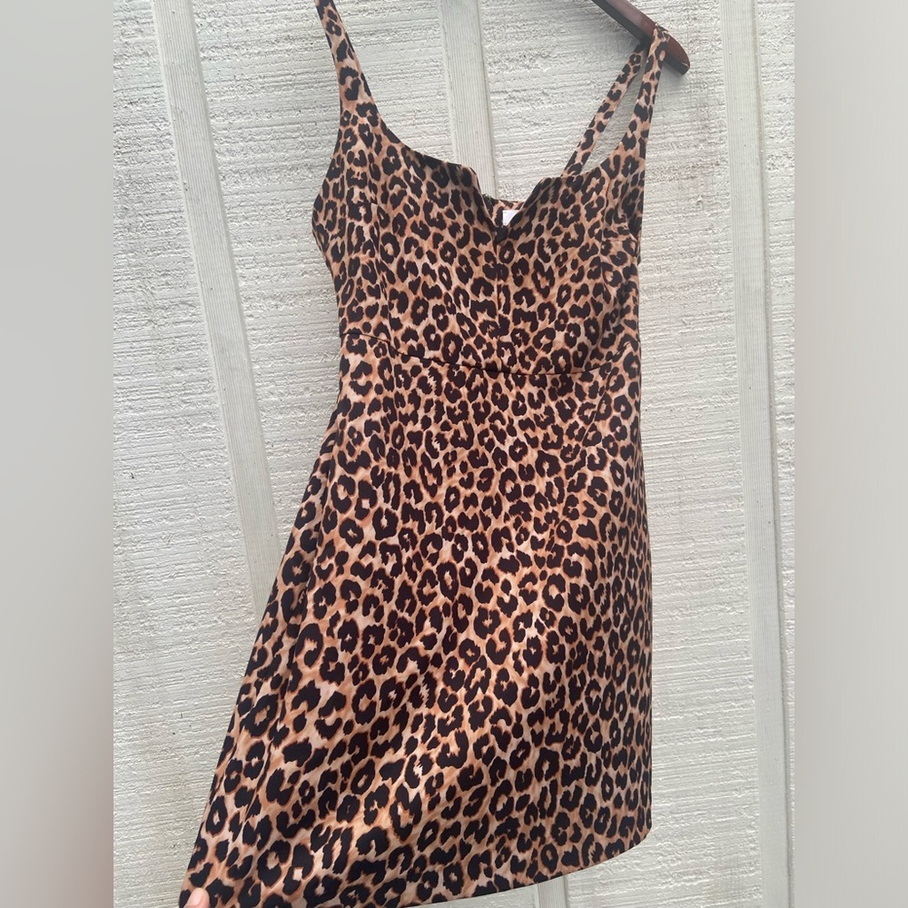 Likely Xrevolve Leopard Constance Mini Dress Leop… - image 2